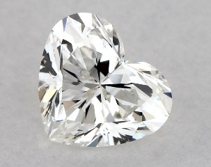 GIA 0.56 Carat H-VS1 Ideal Cut Heart Diamond