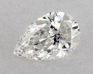 GIA 0.50 Carat G-SI1 Very Good Cut Pear Diamond