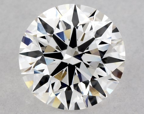 This Lab-Grown diamond 1.05 carat round D color VVS2 clarity has Ideal proportions and a diamond grading report from IGI