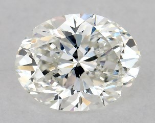 GIA 0.50 Carat H-VS2 Good Cut Oval Diamond