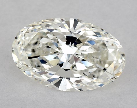 This 2.01 carat oval diamond I color VVS2 clarity has Very Good proportions and a diamond grading report from GIA