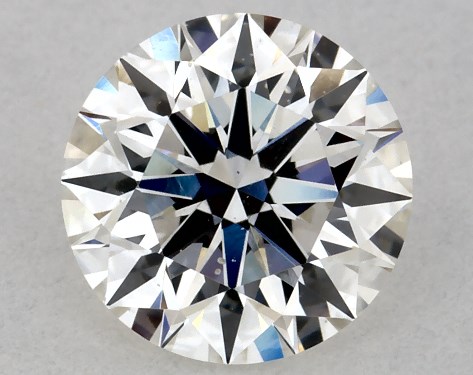 GIA 1.06 Carat H-SI1 Excellent Cut Round Diamond