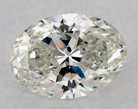 GIA 1.02 Carat H-SI1 Ideal Cut Oval Diamond