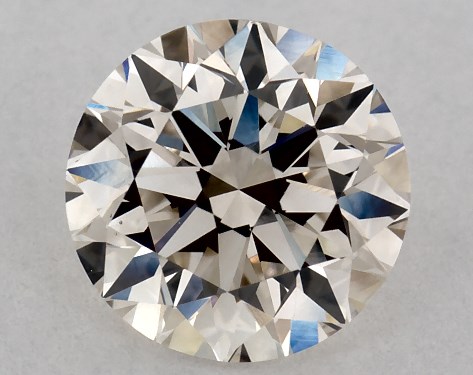 This 0.9 carat round diamond I color VS1 clarity has Excellent proportions and a diamond grading report from IGI