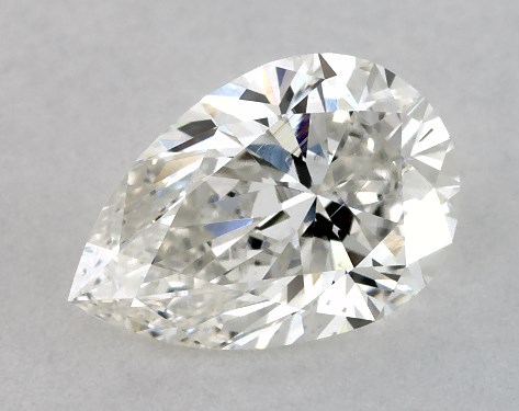 GIA 1.00 Carat G-SI1 Very Good Cut Pear Diamond