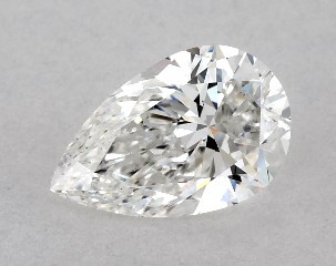 GIA 0.50 Carat F-SI1 Very Good Cut Pear Diamond