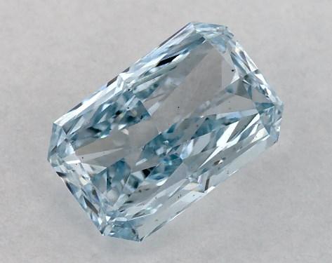 IGI 0.64 Carat Fancy Intense Blue-VS1 Radiant Cut Lab-Grown Diamond