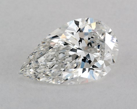 IGI 1.63 Carat F-VS2 Ideal Cut Pear Lab-Grown Diamond