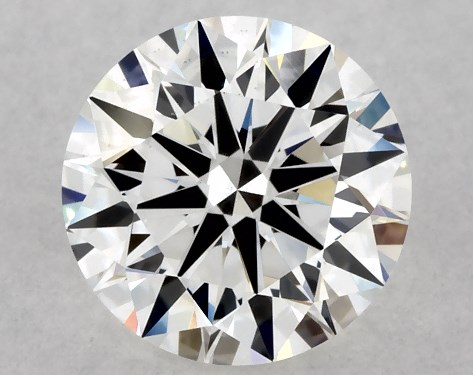 This Lab-Grown diamond 1.02 carat round G color VS2 clarity has Ideal proportions and a diamond grading report from IGI