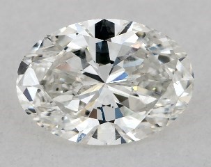 GIA 0.50 Carat G-SI1 Very Good Cut Oval Diamond