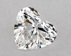 GIA 0.55 Carat G-VS1 Very Good Cut Heart Diamond