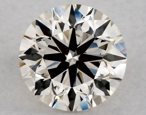 This 1 carat round diamond J color VS2 clarity has Excellent proportions and a diamond grading report from IGI