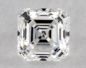 GIA 0.50 Carat D-VVS1 Very Good Cut Asscher Diamond
