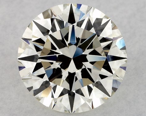 This 1.5 carat round diamond I color VS2 clarity has Excellent proportions and a diamond grading report from IGI