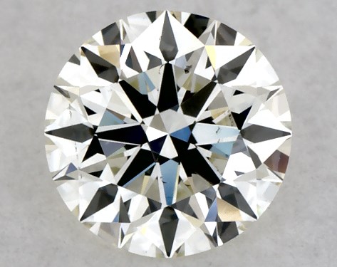 This 0.51 carat round diamond H color VS2 clarity has Excellent proportions and a diamond grading report from IGI