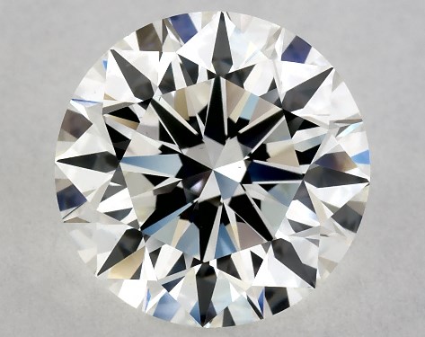 IGI 2.10 Carat F-VS1 Ideal Cut Round Lab-Grown Diamond