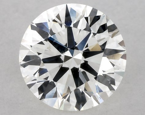 GIA 1.00 Carat H-SI2 Excellent Cut Round Diamond