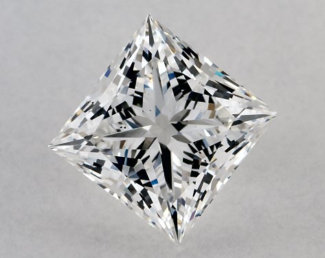 IGI 1.58 Carat E-VS2 Ideal Cut Princess Lab-Grown Diamond