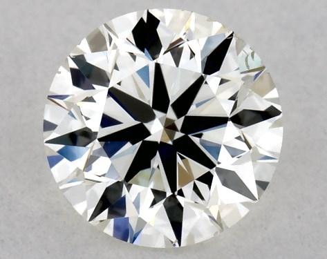 IGI 0.50 Carat H-SI1 Excellent Cut Round Diamond