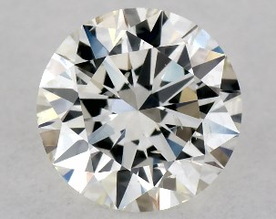 IGI 0.51 Carat H-SI1 Excellent Cut Round Diamond