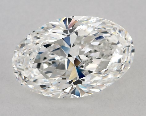 This 3.01 carat oval diamond E color VS1 clarity has Very Good proportions and a diamond grading report from GIA