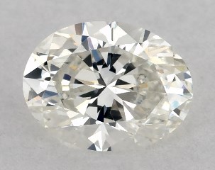 GIA 0.50 Carat H-VS2 Good Cut Oval Diamond