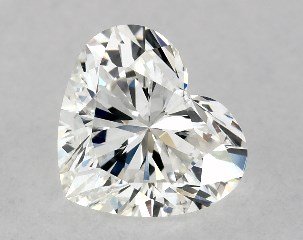 GIA 0.51 Carat G-SI1 Very Good Cut Heart Diamond