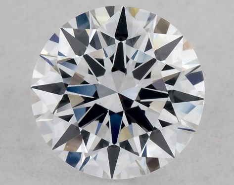 This Lab-Grown diamond 0.5 carat round E color VS1 clarity has Ideal proportions and a diamond grading report from IGI