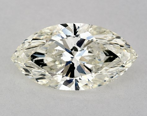 This 2 carat marquise diamond J color SI1 clarity has Good proportions and a diamond grading report from IGI
