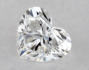 GIA 0.52 Carat E-SI1 Ideal Cut Heart Diamond