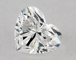 GIA 0.51 Carat E-SI1 Ideal Cut Heart Diamond