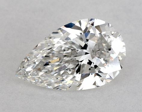 IGI 1.62 Carat F-VS2 Excellent Cut Pear Lab-Grown Diamond