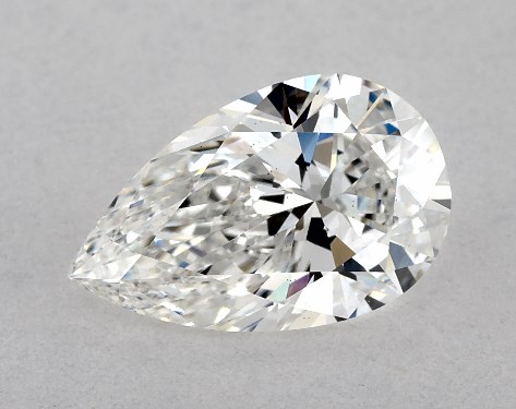 IGI 1.57 Carat F-VS2 Ideal Cut Pear Lab-Grown Diamond