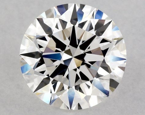 This Lab-Grown diamond 1.22 carat round E color VVS2 clarity has Excellent proportions and a diamond grading report from GIA