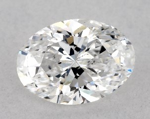 GIA 0.50 Carat E-SI1 Ideal Cut Oval Diamond
