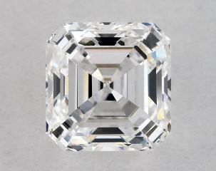 GIA 0.50 Carat E-VVS1 Very Good Cut Asscher Diamond