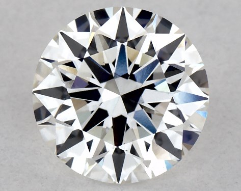 This Lab-Grown diamond 1.06 carat round F color VS1 clarity has Ideal proportions and a diamond grading report from IGI