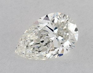 GIA 0.50 Carat H-SI1 Very Good Cut Pear Diamond