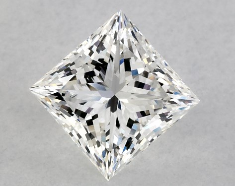 GIA 1.56 Carat F-VS1 Ideal Cut Princess Lab-Grown Diamond