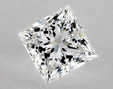 GIA 1.60 Carat E-VS2 Ideal Cut Princess Lab-Grown Diamond