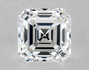 GIA 0.56 Carat D-VS1 Very Good Cut Asscher Diamond