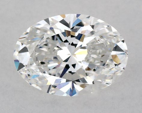 This Lab-Grown diamond 1 carat oval E color VVS2 clarity has Ideal proportions and a diamond grading report from GIA