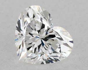 GIA 0.52 Carat H-VS1 Ideal Cut Heart Diamond
