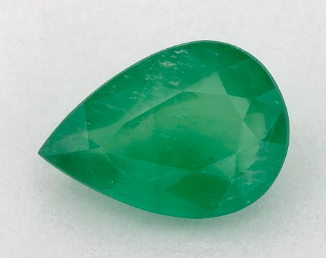 2.06 Carat Pear Natural Green Emerald