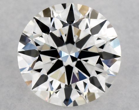 This Lab-Grown diamond 1.09 carat round F color VS1 clarity has Ideal proportions and a diamond grading report from IGI
