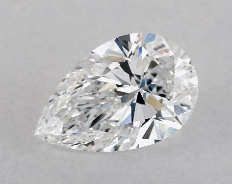 GIA 1.52 Carat D-VS2 Ideal Cut Pear Lab-Grown Diamond