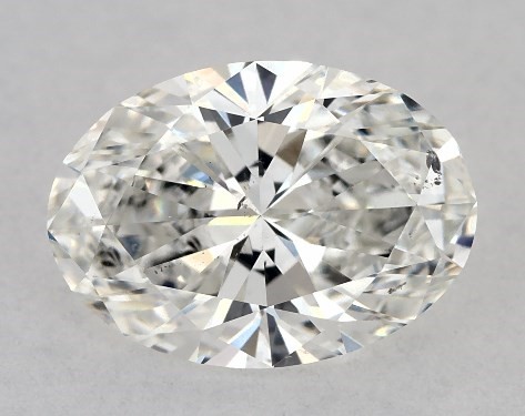 GIA 1.00 Carat G-SI1 Very Good Cut Oval Diamond
