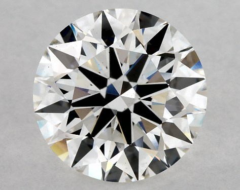 GIA 3.07 Carat F-VS2 Excellent Cut Round Lab-Grown Diamond