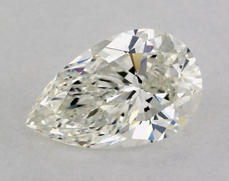 This 1.02 carat pear diamond I color VS2 clarity has Very Good proportions and a diamond grading report from GIA