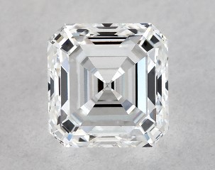 GIA 0.50 Carat E-VS1 Very Good Cut Asscher Diamond